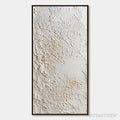 ARTOVITAS Terra Alba – Textured Wabi Sabi Minimalist Abstract Painting - image 1