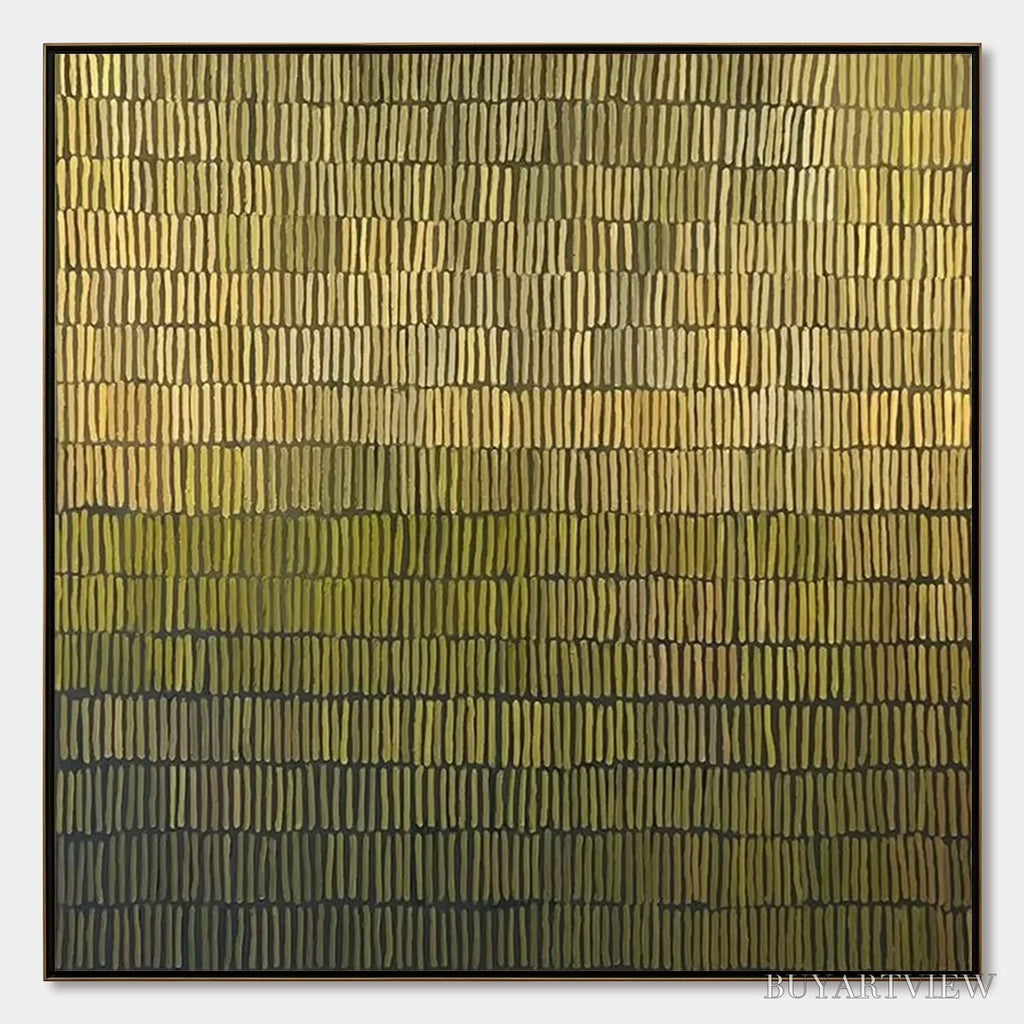 ARTOVITAS Terraced Serenity – Wabi Sabi Minimalist Abstract Painting - image 1