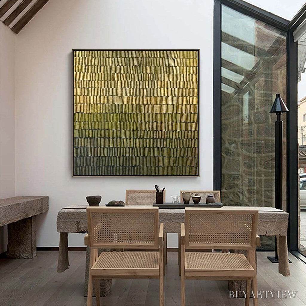 ARTOVITAS Terraced Serenity – Wabi Sabi Minimalist Abstract Painting - image 4