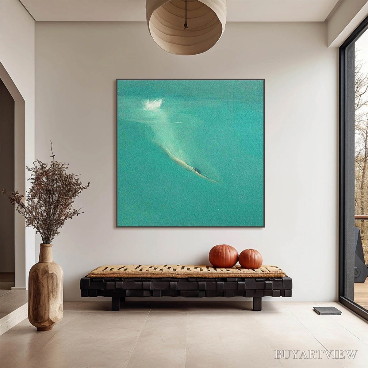 ARTOVITAS Submerge – Minimalist Wabi Sabi Sea Painting - image 4