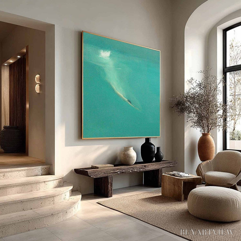 ARTOVITAS Submerge – Minimalist Wabi Sabi Sea Painting - image 6