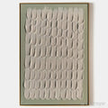 ARTOVITAS Textured Scales – Textured Abstract Painting in Neutral Tones - image 1