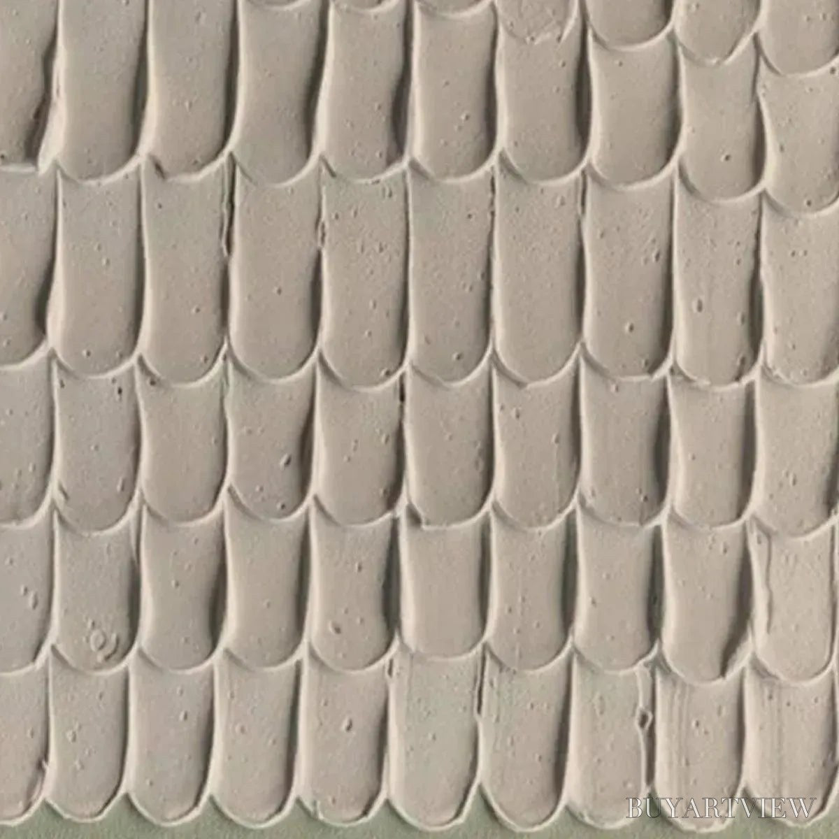ARTOVITAS Textured Scales – Textured Abstract Painting in Neutral Tones - image 3