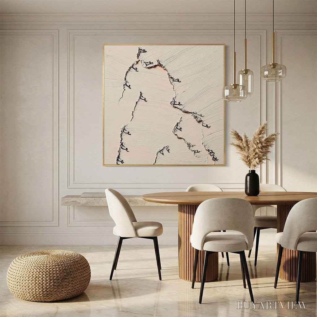 ARTOVITAS Fissure – Wabi Sabi Inspired Textured Abstract Art - image 2