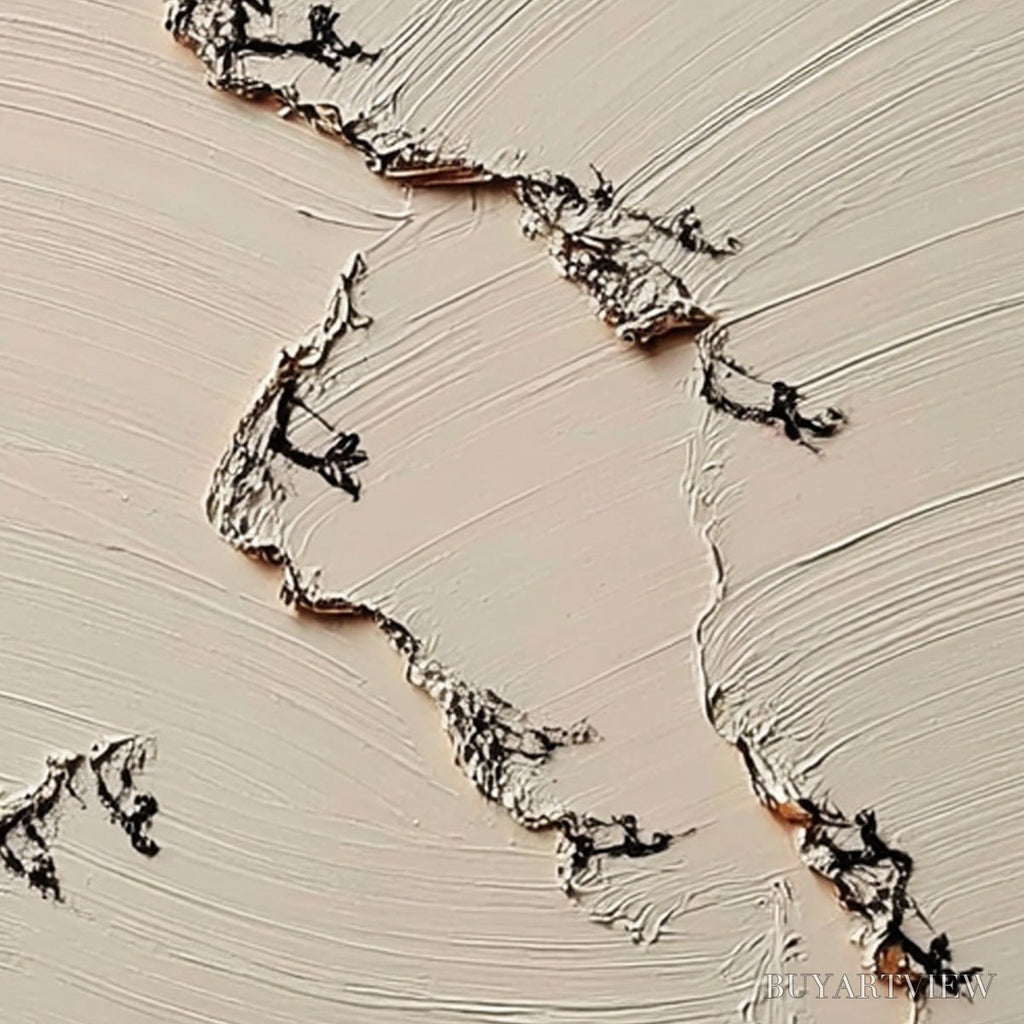 ARTOVITAS Fissure – Wabi Sabi Inspired Textured Abstract Art - image 3