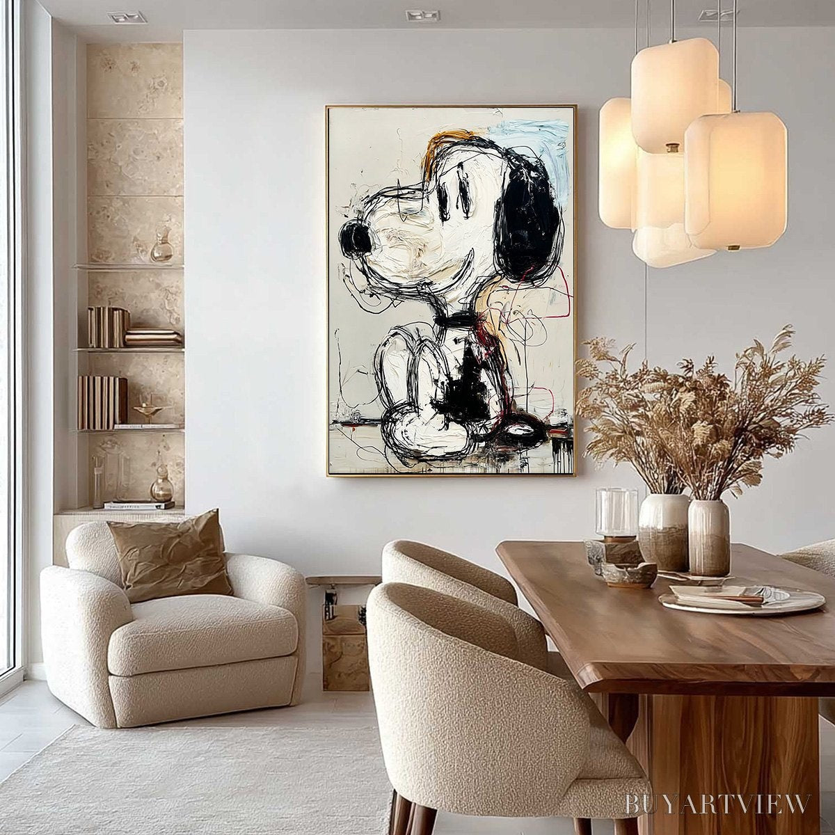 ARTOVITAS Joyful Nostalgia – Textured Pop Art Painting of a Nostalgic Icon - image 4