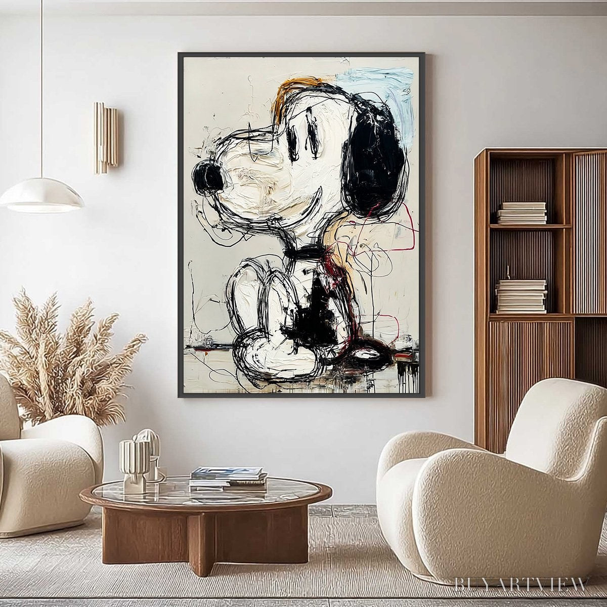 ARTOVITAS Joyful Nostalgia – Textured Pop Art Painting of a Nostalgic Icon - image 6