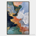 ARTOVITAS Ascension – Textured Impasto Abstract Painting with Gold Accents - image 1
