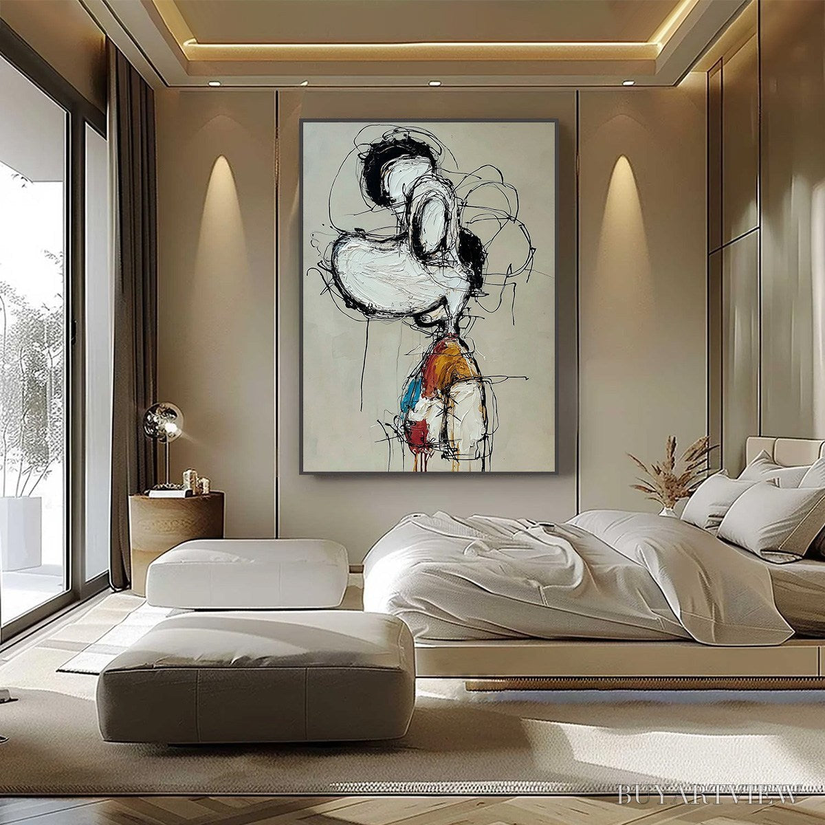 ARTOVITAS Inner Monologue – Expressive Abstract Figurative Impasto - image 2