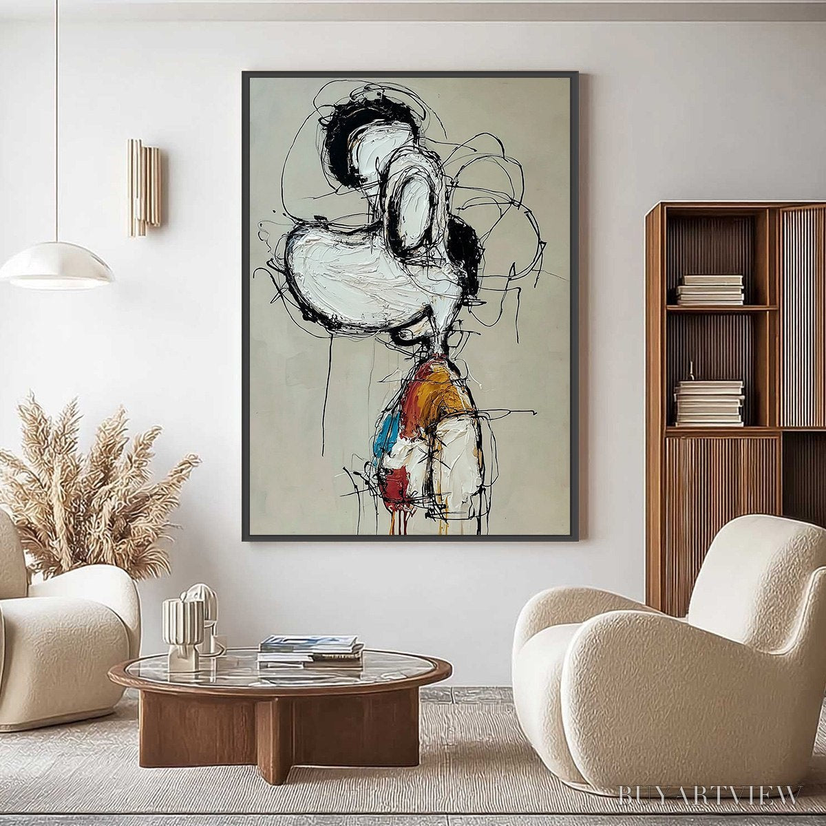 ARTOVITAS Inner Monologue – Expressive Abstract Figurative Impasto - image 4