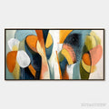 ARTOVITAS Urban Jubilee – Large Colorful Abstract Textured Oil Painting for Modern Decor - image 1