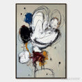 ARTOVITAS Syncopation – Large Vertical Abstract Painting with Dynamic Lines - image 1