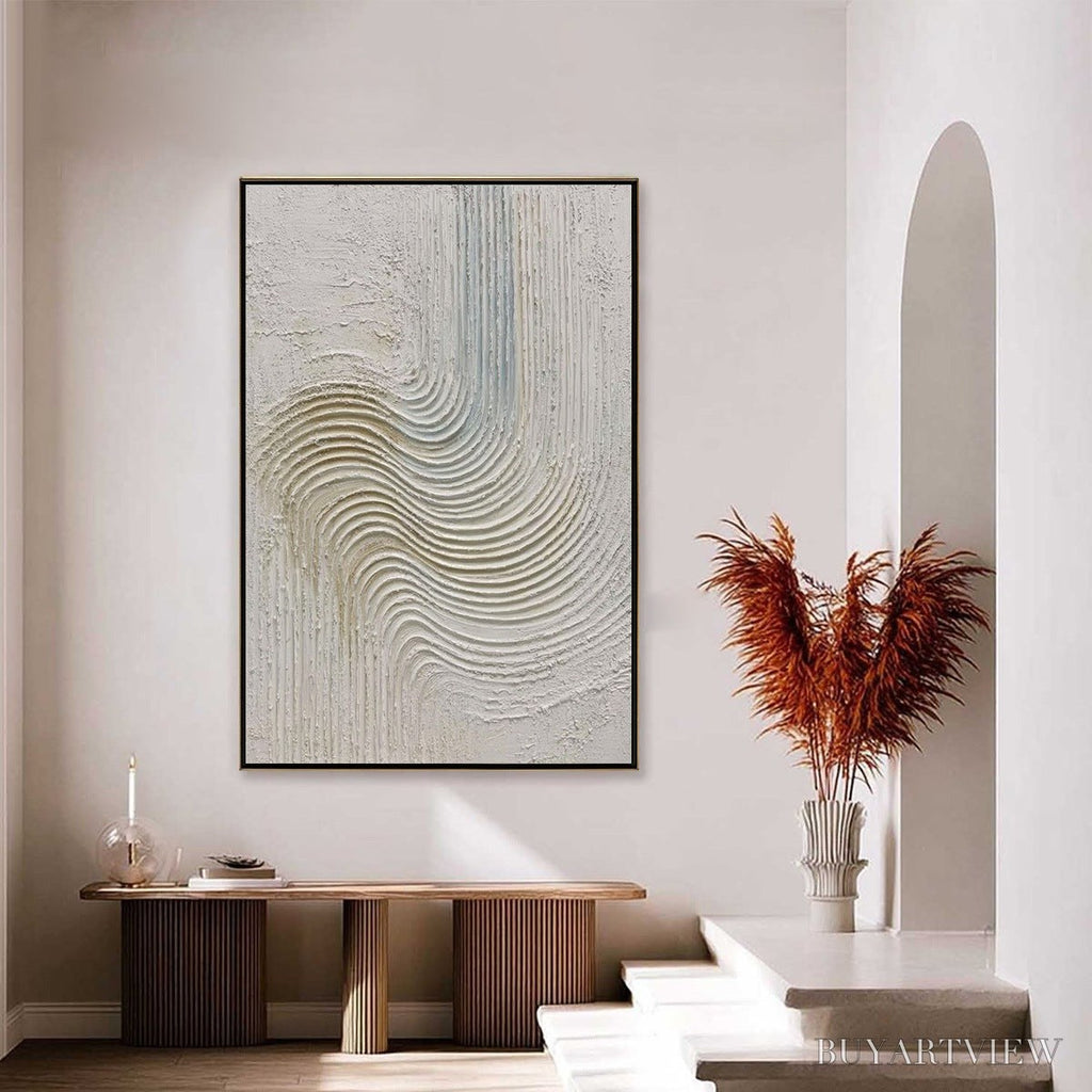 ARTOVITAS Silent Frequency – Textured Wabi Sabi Minimalist Abstract - image 4