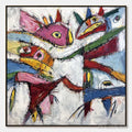 ARTOVITAS Carnival of Souls – Large Colorful Abstract Impasto - image 1