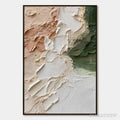 ARTOVITAS Earth'S Embrace – Textured Wabi Sabi Abstract Painting in Earth Tones - image 1