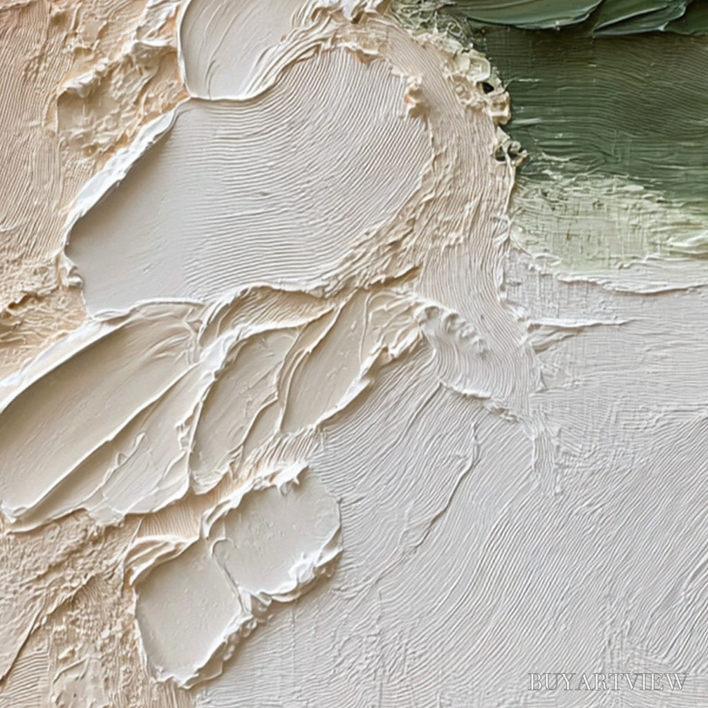 ARTOVITAS Earth'S Embrace – Textured Wabi Sabi Abstract Painting in Earth Tones - image 3