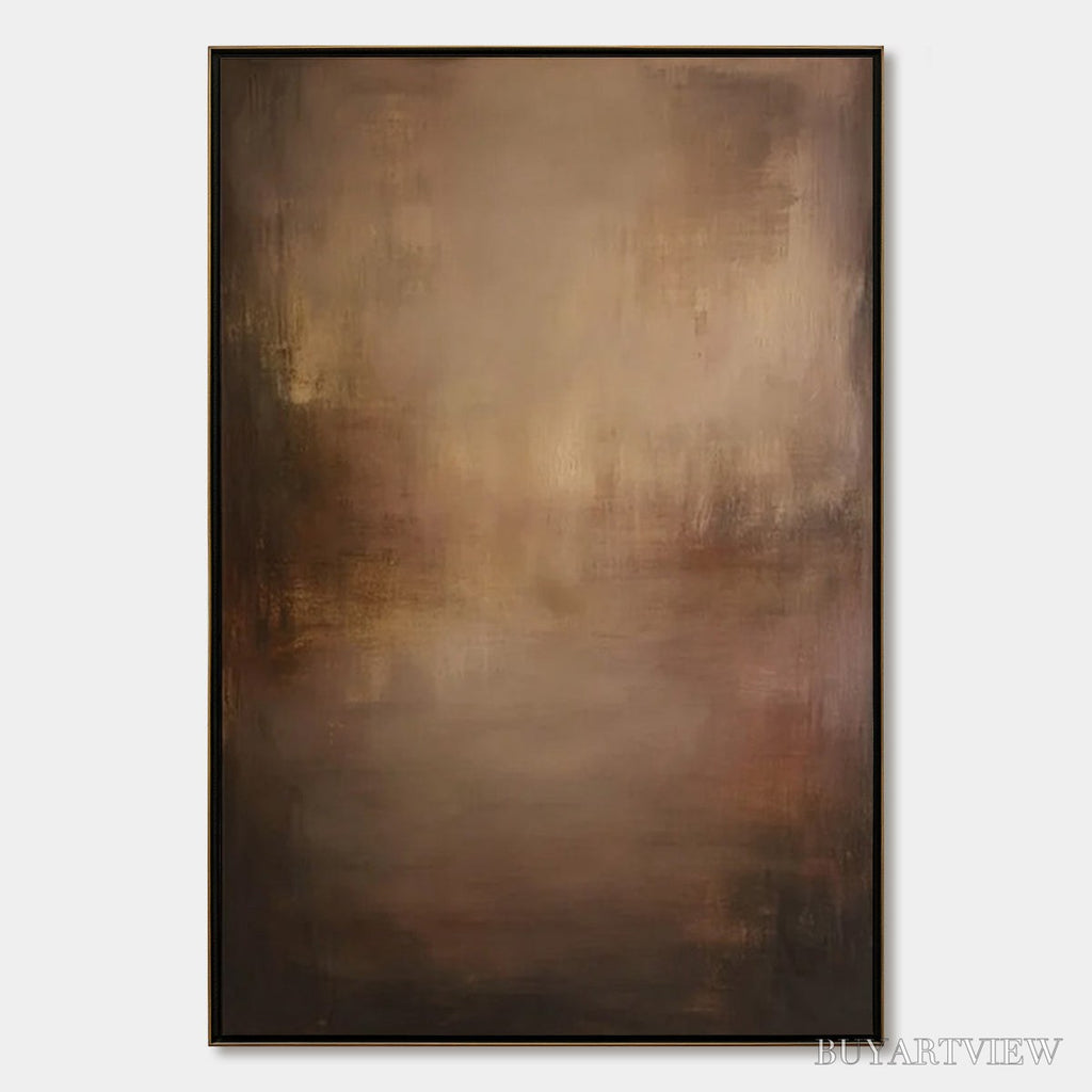 ARTOVITAS Fading Ember – Wabi Sabi Abstract Art for Sophisticated Spaces - image 1