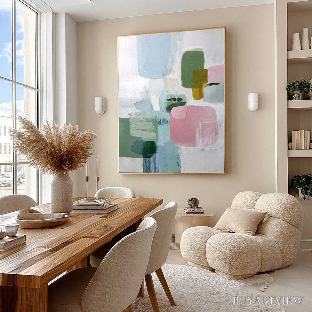 ARTOVITAS Morning Blush – Soft Pastel Abstract - image 5