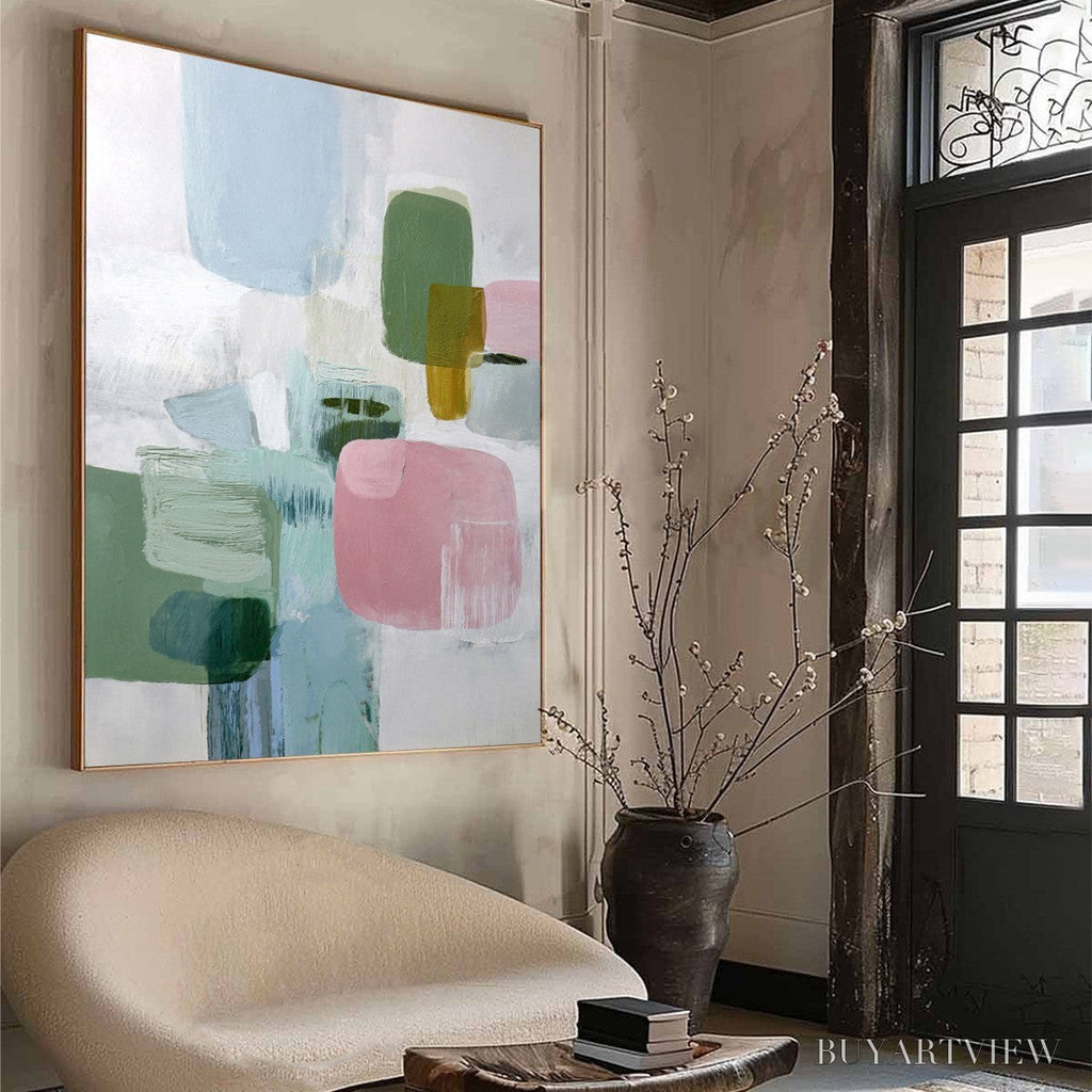 ARTOVITAS Morning Blush – Soft Pastel Abstract - image 6