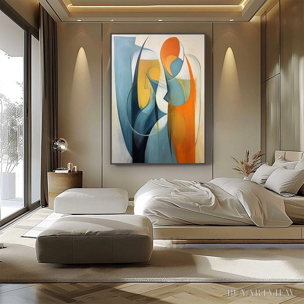 ARTOVITAS Convergence – Colorful Modern Abstract Figurative Art - image 2