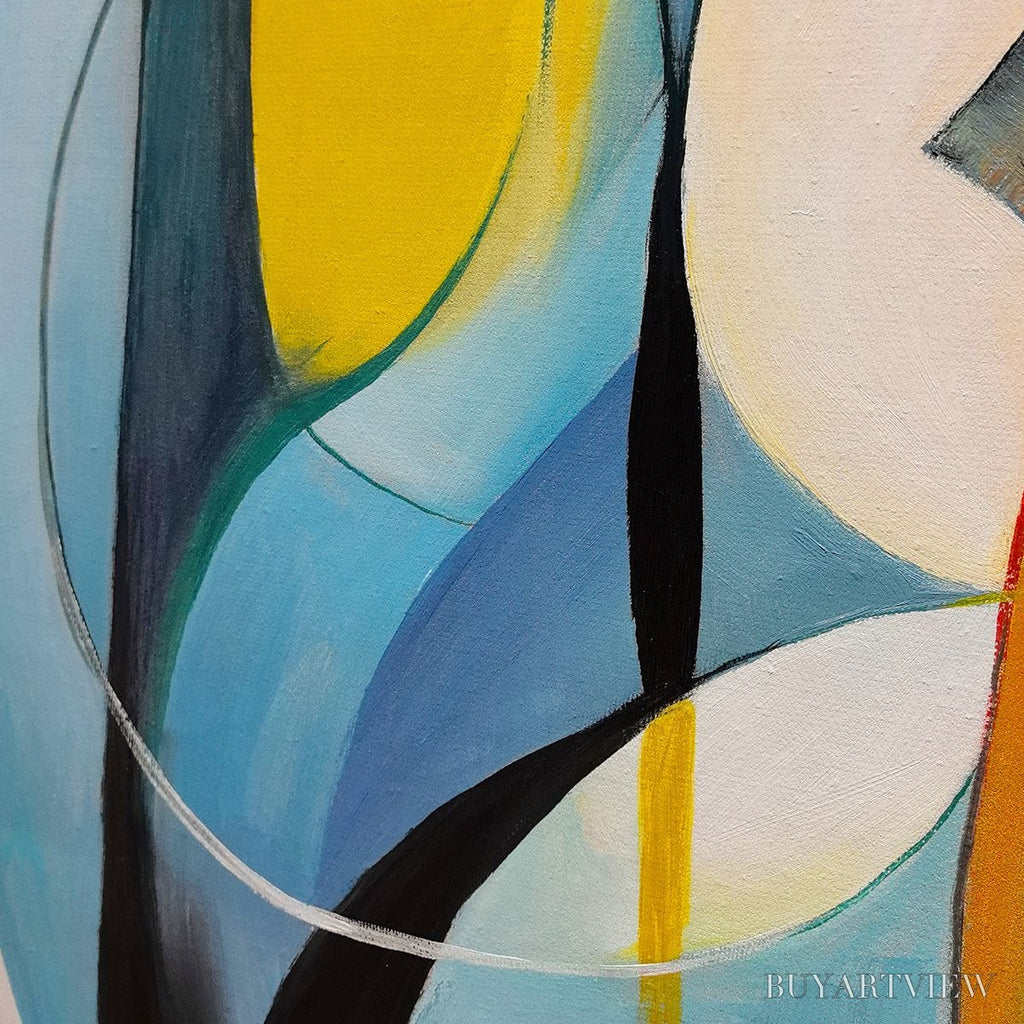 ARTOVITAS Convergence – Colorful Modern Abstract Figurative Art - image 3
