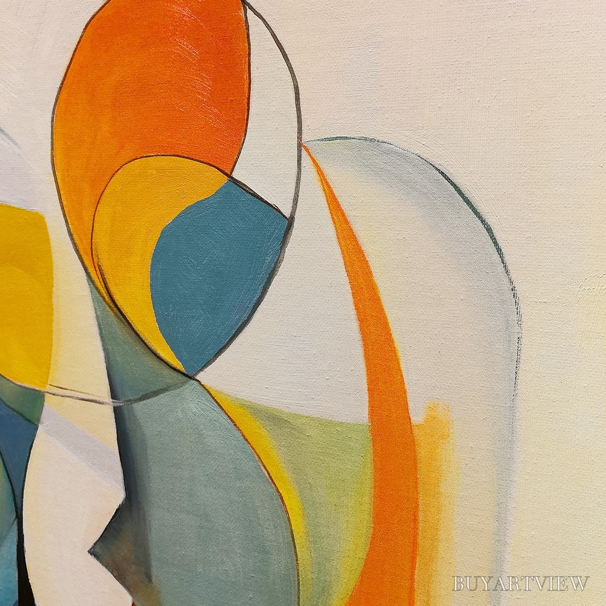 ARTOVITAS Convergence – Colorful Modern Abstract Figurative Art - image 6