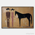 ARTOVITAS the Pact – Modern Abstract Western Figurative Oil Painting - image 1