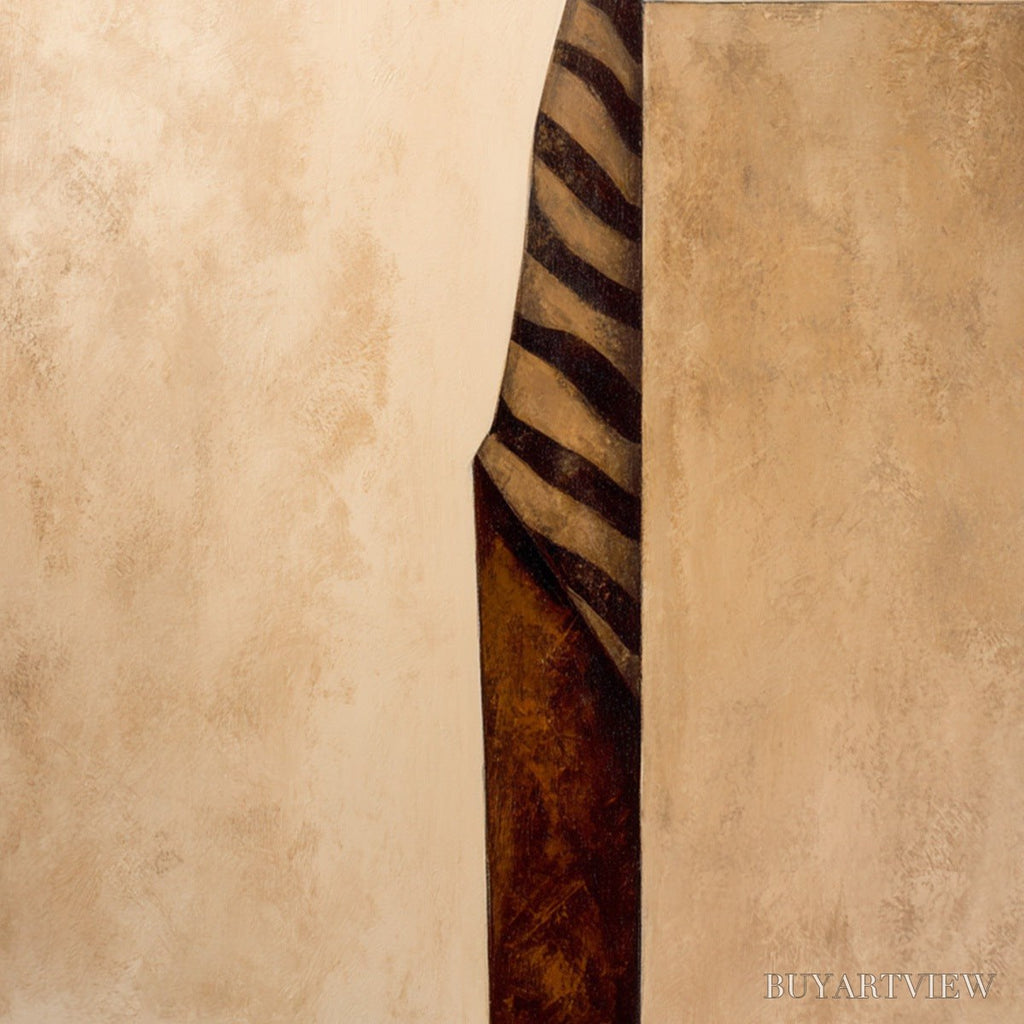 ARTOVITAS Solitude – Minimalist Figurative Painting in Earthy Tones - image 5