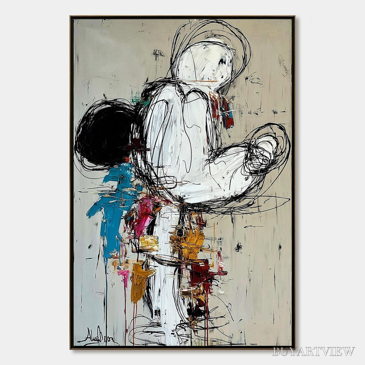 ARTOVITAS Kinetic Form – Expressive Abstract Figurative - image 1