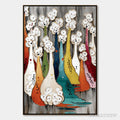 ARTOVITAS the Gathering – Colorful Textured Abstract Figurative Painting - image 1