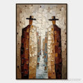 ARTOVITAS the Journeymen – Textured Figurative Impasto Painting - image 1