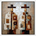 ARTOVITAS Kindred – Abstract Figurative Impasto Palette Knife Painting - image 1