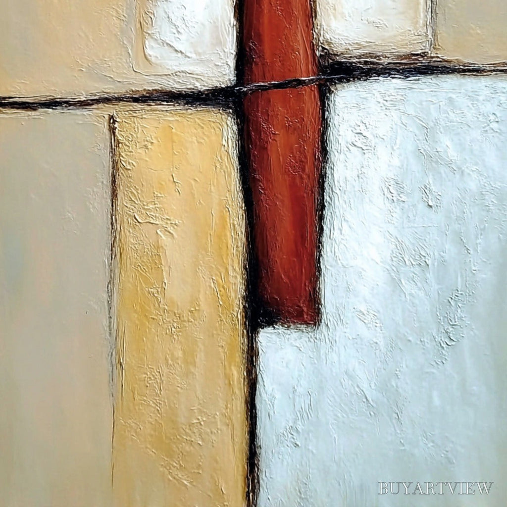 ARTOVITAS Vanguard – Textured Abstract Figurative Painting for Modern Decor - image 5