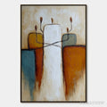 ARTOVITAS Kindred – Textured Abstract Figurative Painting of Unity - image 1