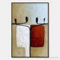 ARTOVITAS Unity – Textured Abstract Figurative Painting of Human Connection - image 1