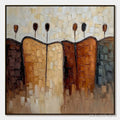 ARTOVITAS Convergence – Textured Abstract Figurative Impasto Painting - image 1