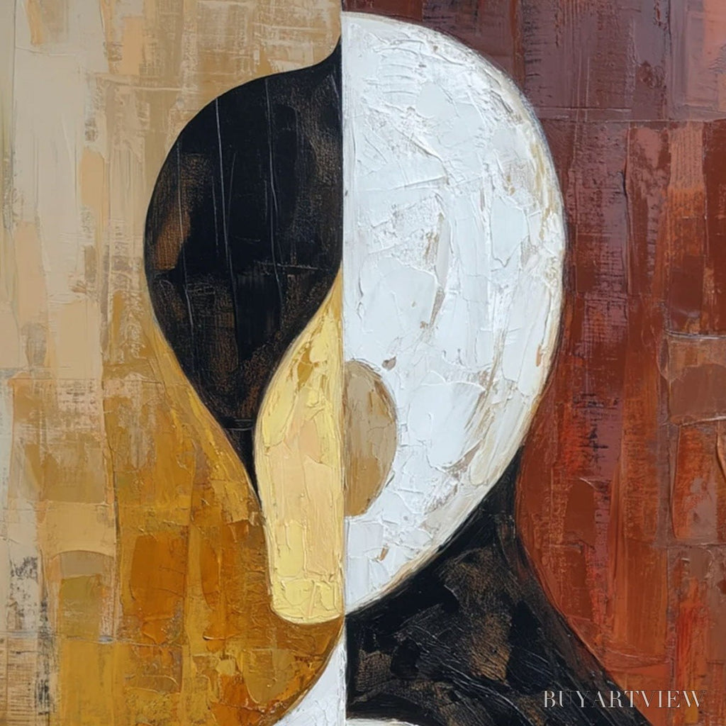 ARTOVITAS Unity – Large Textured Abstract Figurative - image 3