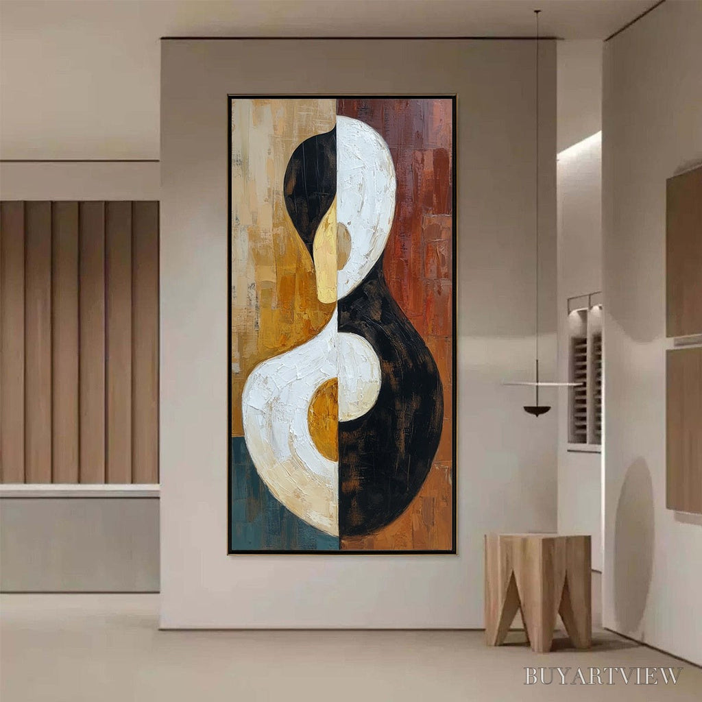 ARTOVITAS Unity – Large Textured Abstract Figurative - image 4