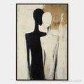 ARTOVITAS Duality – Abstract Figurative Textured Oil Painting - image 1