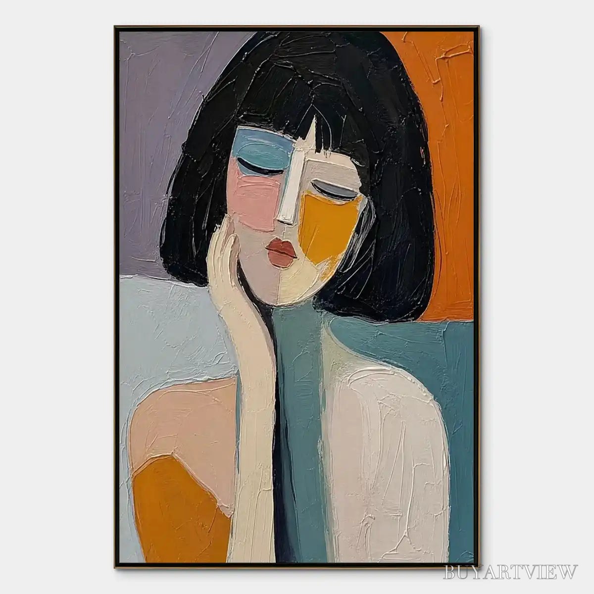 ARTOVITAS Modern Muse – Modern Female Portrait Painting - image 1