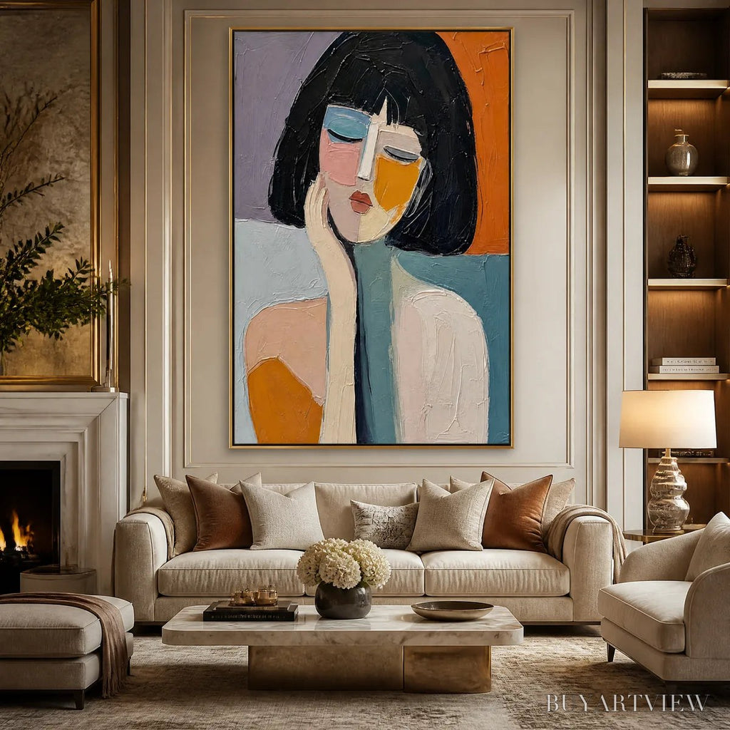 ARTOVITAS Modern Muse – Modern Female Portrait Painting - image 2