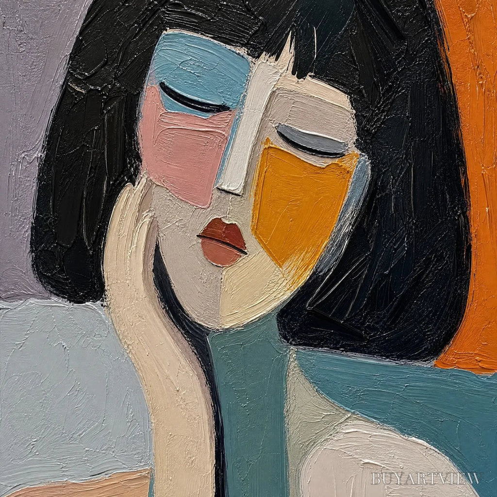 ARTOVITAS Modern Muse – Modern Female Portrait Painting - image 3