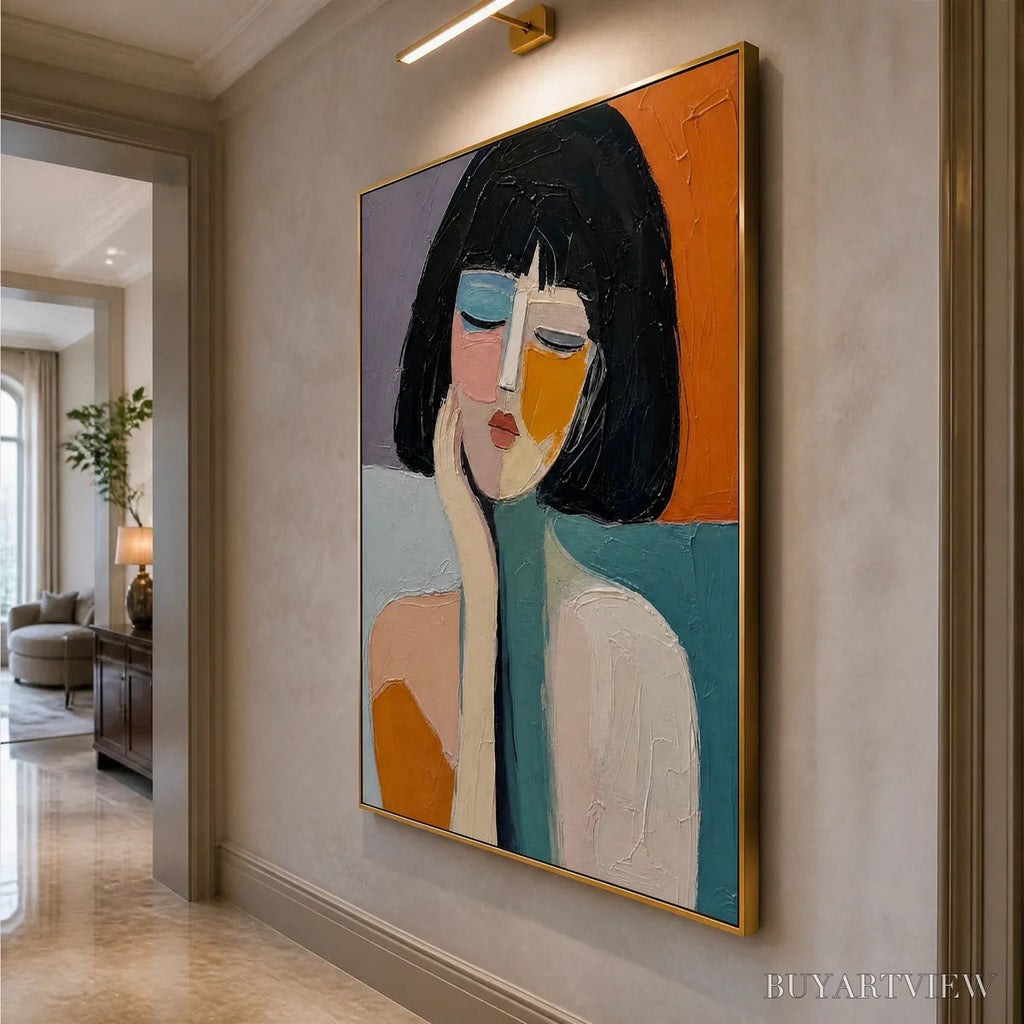 ARTOVITAS Modern Muse – Modern Female Portrait Painting - image 4