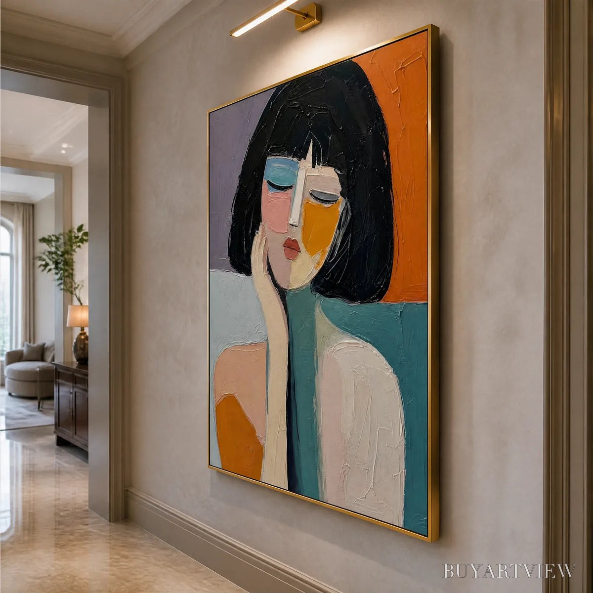 ARTOVITAS Modern Muse – Modern Female Portrait Painting - image 4