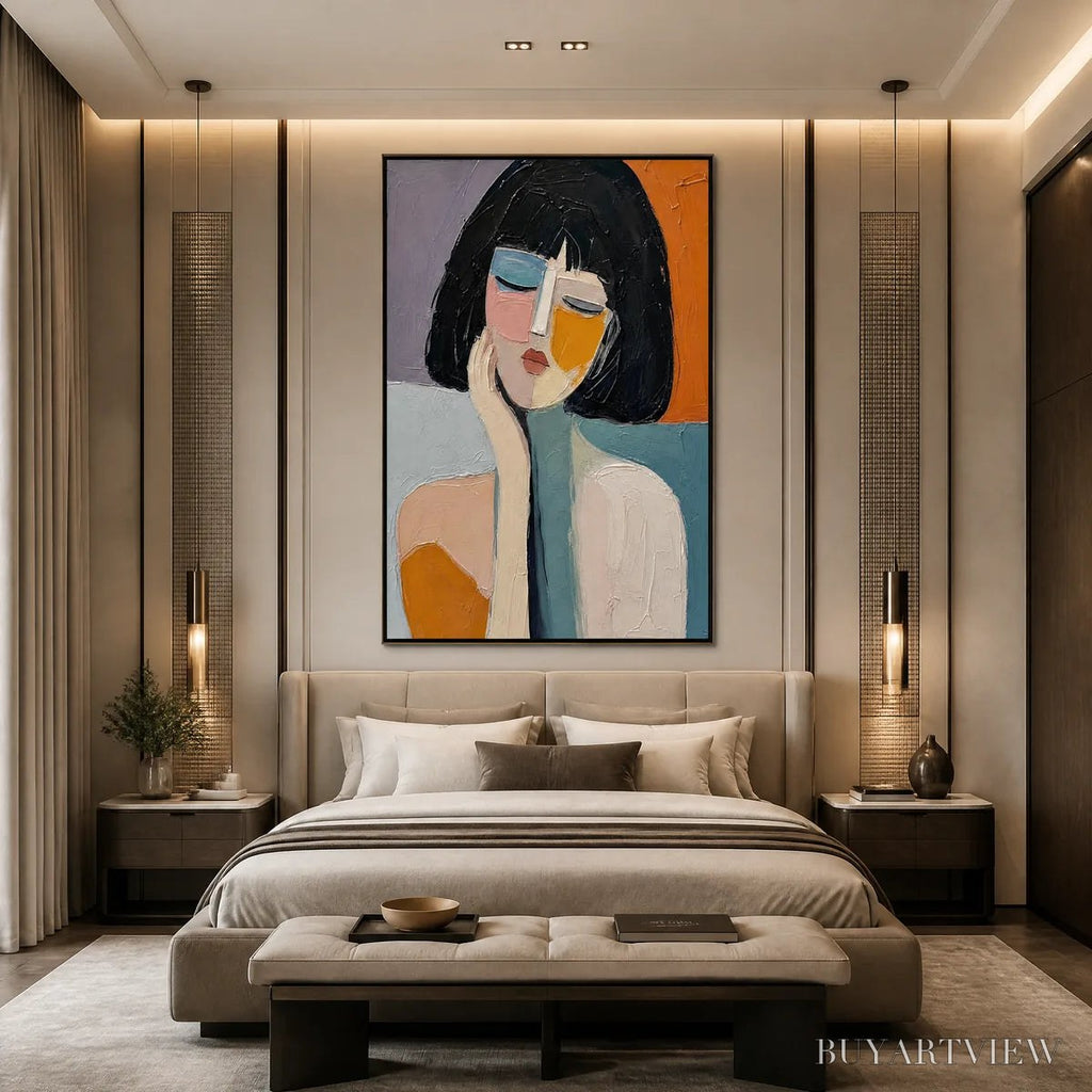 ARTOVITAS Modern Muse – Modern Female Portrait Painting - image 5