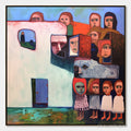 ARTOVITAS Community of Souls – Colorful Figurative Portrait Painting - image 1