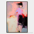 ARTOVITAS Urban Enigma – Modern Abstract Figurative Portrait Painting - image 1