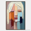 ARTOVITAS Facets – Expressive Abstract Portrait Impasto Oil Painting - image 1