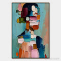 ARTOVITAS Personal Textured Abstract Portrait Impasto Oil Painting - image 1