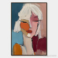 ARTOVITAS Alter Ego – Textured Abstract Portrait Painting of a Woman - image 1